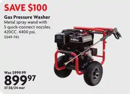 Home Hardware Bosch Gas Pressure Washer offer