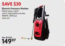 Home Hardware Electric Pressure Washer offer