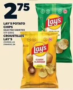Loblaws Lay's potato chips selected varieties offer