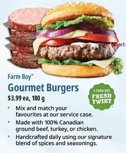 Farm Boy Farm Boy Gourmet Burgers offer