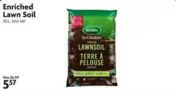 Home Hardware Scotts enriched lawn soil offer