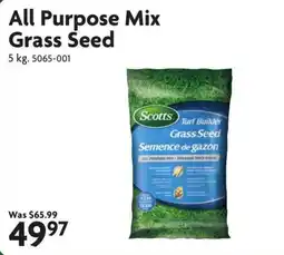 Home Hardware Scotts All Purpose Mix Grass Seed offer