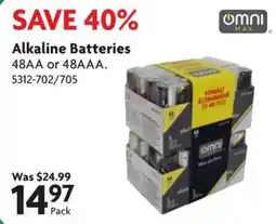 Home Hardware Omni Max Alkaline Batteries offer