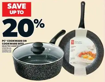 Zehrs Markets PC cookware or cookware sets offer