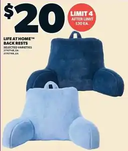 Zehrs Markets Life at Home back rests offer