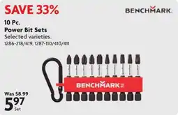 Home Hardware Benchmark power bit sets offer