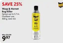 Home Hardware Raid wasp & hornet bug killer offer
