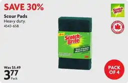 Home Hardware Scotch-Brite scour pads heavy duty offer