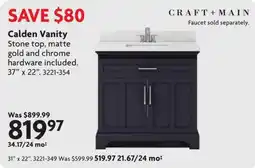 Home Hardware Craft + Main Calden Vanity offer