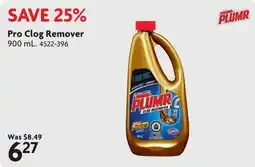 Home Hardware Liquid plumr pro clog remover offer