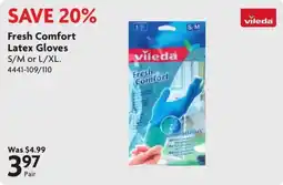 Home Hardware Vileda fresh comfort latex gloves offer
