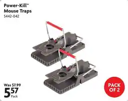 Home Hardware Power-Kill mouse traps offer