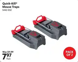 Home Hardware Quick-Kill Mouse Traps offer