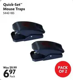 Home Hardware Quick-Set Mouse Traps offer