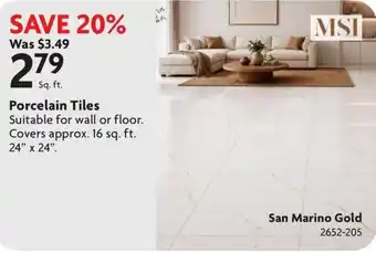 MSI Porcelain Tiles