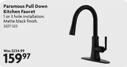Home Hardware Paramous Pull Down Kitchen Faucet offer