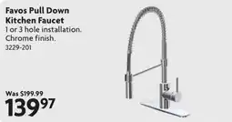 Home Hardware Favos Pull Down Kitchen Faucet offer