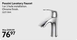 Home Hardware Possini Lavatory Faucet offer