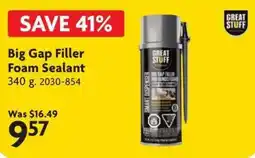 Home Hardware Great Stuff big gap filler foam sealant offer