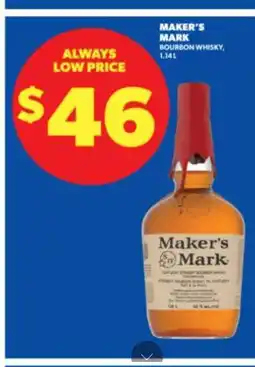 Real Canadian Liquorstore Maker’s Mark offer