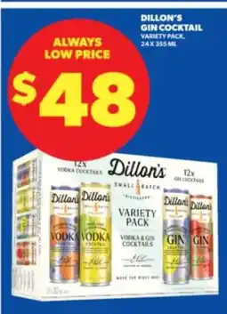 Real Canadian Liquorstore Dillon's Gin Cocktail Variety Pack offer