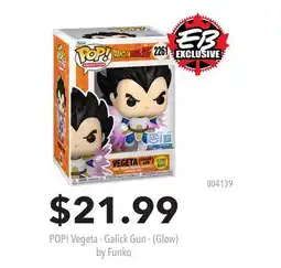 GameStop POP! Vegeta - Galick Gun - (Glow) by Funko offer