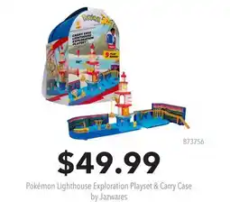 GameStop Pokémon Lighthouse Exploration Playset & Carry Case by Jazwares offer