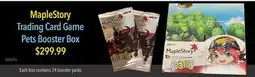 GameStop MapleStory Trading Card Game Pets Booster Box offer