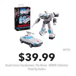 GameStop Studio Series Transformers: The Movie - MTMTE Collection Prowl by Hasbro offer