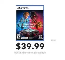 GameStop MONOPOLY Star Wars: HEROES VS VILLAINS offer