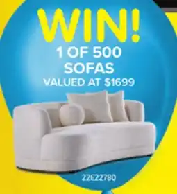 Leon's Oslo Sofa - Ivory offer