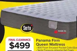 Leon's Serta Panama Firm Queen Mattress offer