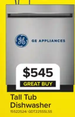 Leon's GE Stainless Steel 24 Dishwasher- GDT225SSLSS offer