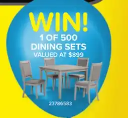 Leon's Rain 5-Piece Dining Set - Grey offer