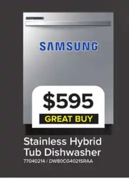 Leon's Samsung Stainless Steel Dishwasher - DW80CG4021SRAA offer