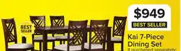 Leon's Kai 7-Piece Extendable Dining Set - Brown offer