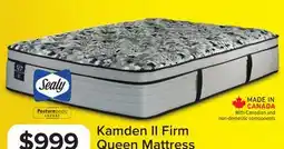 Leon's Sealy Posturepedic Palatial Crest Kamden II Firm Eurotop Queen Mattress offer