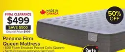 Leon's Serta Panama Firm Queen Mattress offer