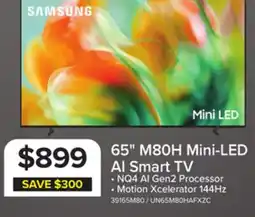 Leon's Samsung 65 Mini LED M80H 4K Vision AI Smart TV - UN65M80HAFXZC offer