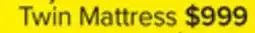 Leon's Kingsdown Rothwell Medium Euro Top Twin Mattress offer