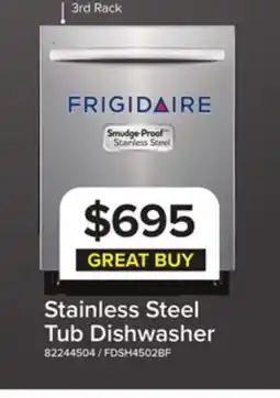Leon's Frigidaire Smudge-Proof Stainless Steel Built-In Dishwasher - FDSH4502BF offer