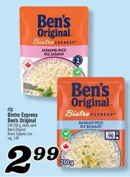 Marché Richelieu RIZ BISTRO EXPRESS BEN'S ORIGINAL | BEN'SORIGINAL BISTROEXPRESS RICE offer