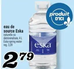 Marché Richelieu EAU DE SOURCE ESKA | ESKA SPRING WATER offer