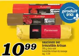 Marché Richelieu SAUCISSON SEC IRRÉSISTIBLE ARTISAN | IRRÉSISTIBLE ARTISAN DRY SAUSAGE offer