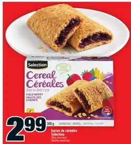 Super C barres de céréales Selection | Selection cereal bars offer