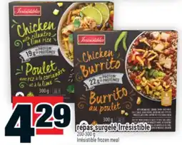 Super C repas surgelé Irrésistible | Irrésistible frozen meal offer