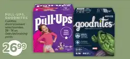 Brunet PULL-UPS, GOODNITES offer