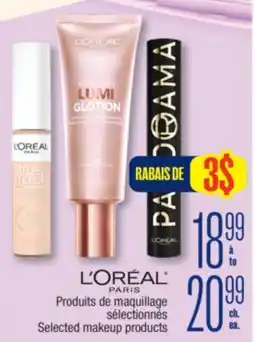Jean Coutu L'ORÉAL Selected makeup products offer