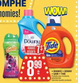 Jean Coutu BOUNCE, DOWNY, GAIN, TIDE, Selected Laundry Products offer