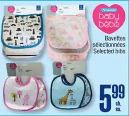 Jean Coutu PERSONNELLE Selected bibs offer